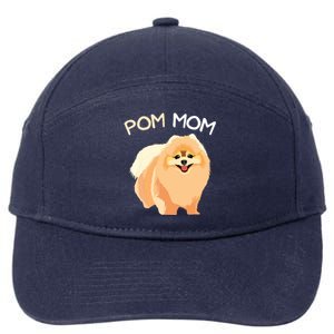 Pomeranian Pom Mom Pomeranian Mama Woman 7-Panel Snapback Hat