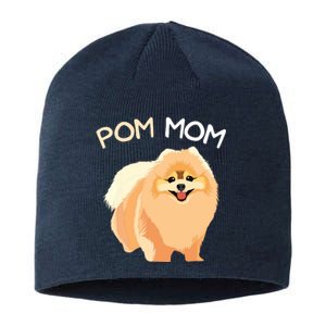 Pomeranian Pom Mom Pomeranian Mama Woman Sustainable Beanie