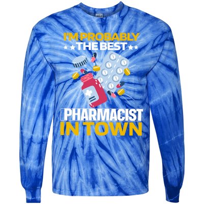 Pharmacy Pills Medicine Dispensary Cool Gift Pharmacist Gift Tie-Dye Long Sleeve Shirt