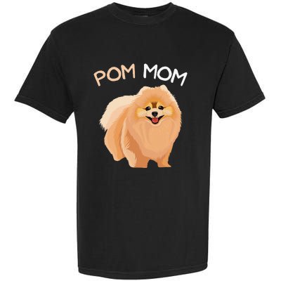 Pomeranian Pom Mom Dog Mama Garment-Dyed Heavyweight T-Shirt