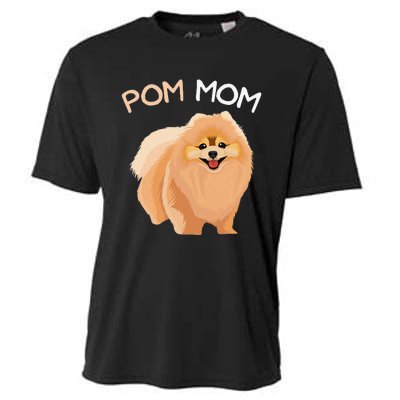 Pomeranian Pom Mom Dog Mama Cooling Performance Crew T-Shirt