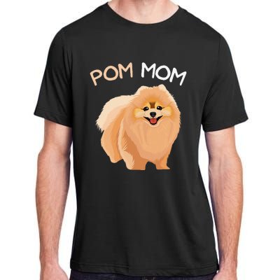 Pomeranian Pom Mom Dog Mama Adult ChromaSoft Performance T-Shirt