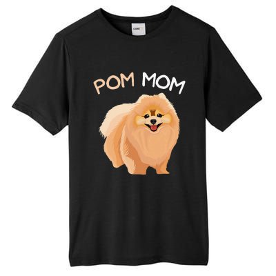 Pomeranian Pom Mom Dog Mama Tall Fusion ChromaSoft Performance T-Shirt