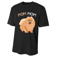 Pomeranian Pom Mom Dog Mama Performance Sprint T-Shirt