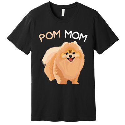 Pomeranian Pom Mom Dog Mama Premium T-Shirt