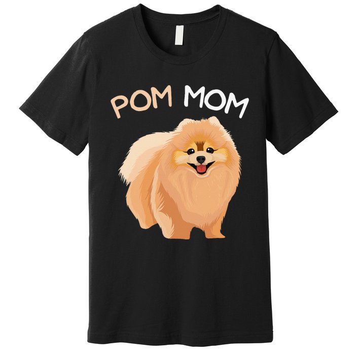 Pomeranian Pom Mom Dog Mama Premium T-Shirt