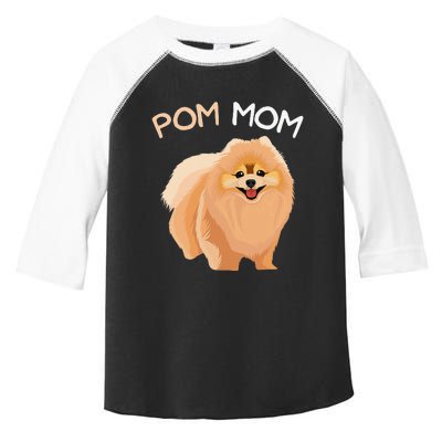 Pomeranian Pom Mom Dog Mama Toddler Fine Jersey T-Shirt