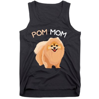 Pomeranian Pom Mom Dog Mama Tank Top