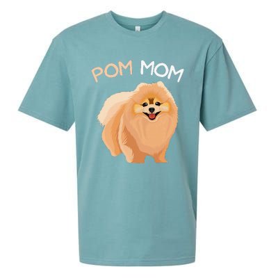 Pomeranian Pom Mom Dog Mama Sueded Cloud Jersey T-Shirt