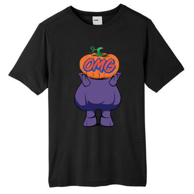 Playoff Pumpkin New York Omg Funny Pumpkin Face Tall Fusion ChromaSoft Performance T-Shirt