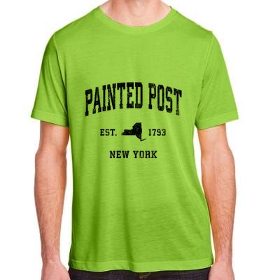 Painted Post New York Ny Vintage Adult ChromaSoft Performance T-Shirt