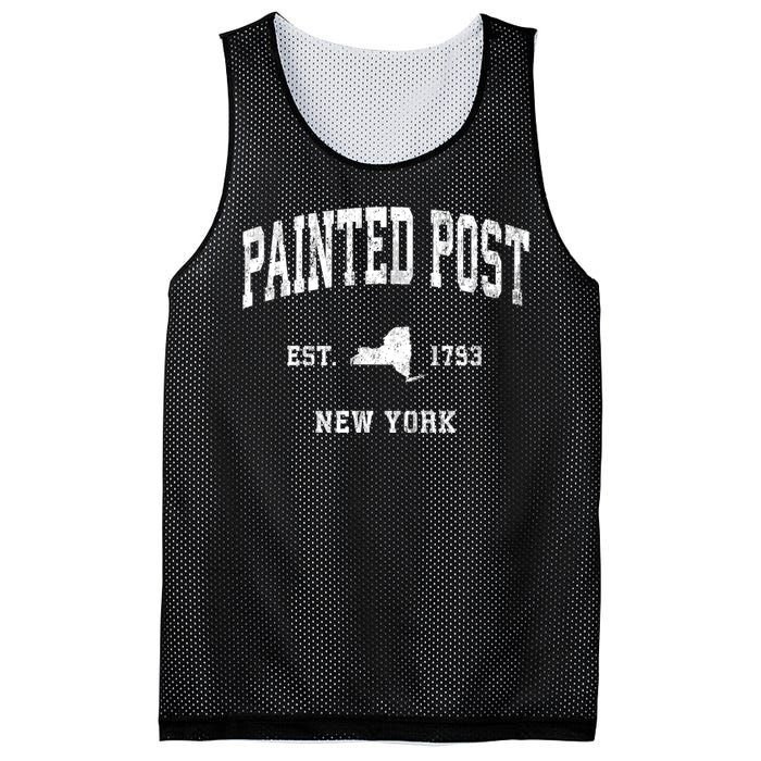 Painted Post New York Ny Vintage Mesh Reversible Basketball Jersey Tank