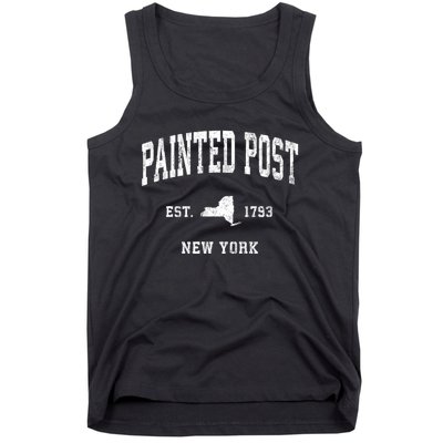 Painted Post New York Ny Vintage Tank Top