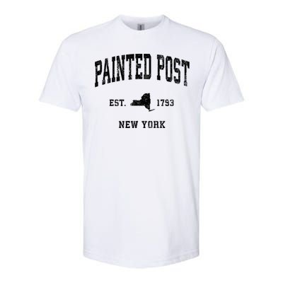 Painted Post New York Ny Vintage Softstyle CVC T-Shirt