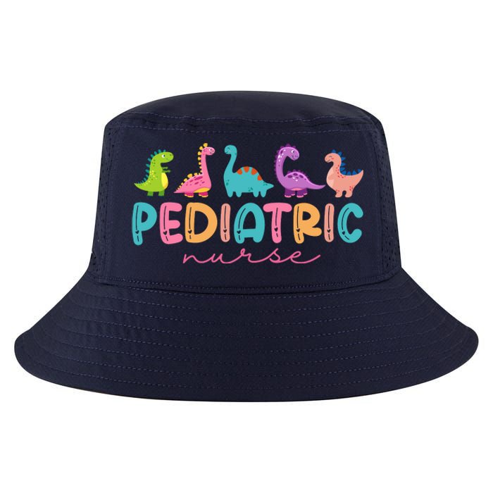 Picu Pediatric Nurse Dinosaurs Peds Nurse Crew Appreciation Cool Comfort Performance Bucket Hat