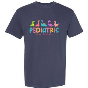 Picu Pediatric Nurse Dinosaurs Peds Nurse Crew Appreciation Garment-Dyed Heavyweight T-Shirt