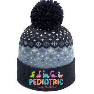 Picu Pediatric Nurse Dinosaurs Peds Nurse Crew Appreciation The Baniff Cuffed Pom Beanie