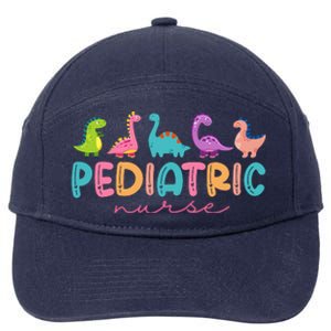 Picu Pediatric Nurse Dinosaurs Peds Nurse Crew Appreciation 7-Panel Snapback Hat