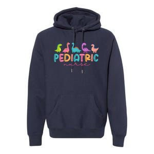 Picu Pediatric Nurse Dinosaurs Peds Nurse Crew Appreciation Premium Hoodie