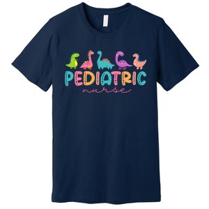 Picu Pediatric Nurse Dinosaurs Peds Nurse Crew Appreciation Premium T-Shirt