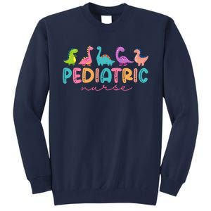 Picu Pediatric Nurse Dinosaurs Peds Nurse Crew Appreciation Tall Sweatshirt