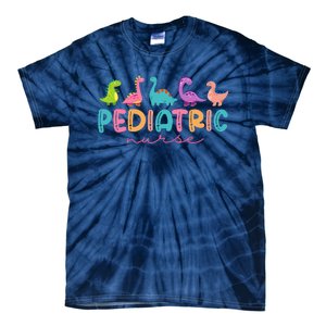 Picu Pediatric Nurse Dinosaurs Peds Nurse Crew Appreciation Tie-Dye T-Shirt