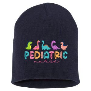 Picu Pediatric Nurse Dinosaurs Peds Nurse Crew Appreciation Short Acrylic Beanie