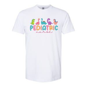 Picu Pediatric Nurse Dinosaurs Peds Nurse Crew Appreciation Softstyle CVC T-Shirt