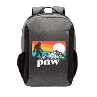 Pnw Pacific Northwest Bigfoot Mountains Retro 80s Graphic Vector Backpack