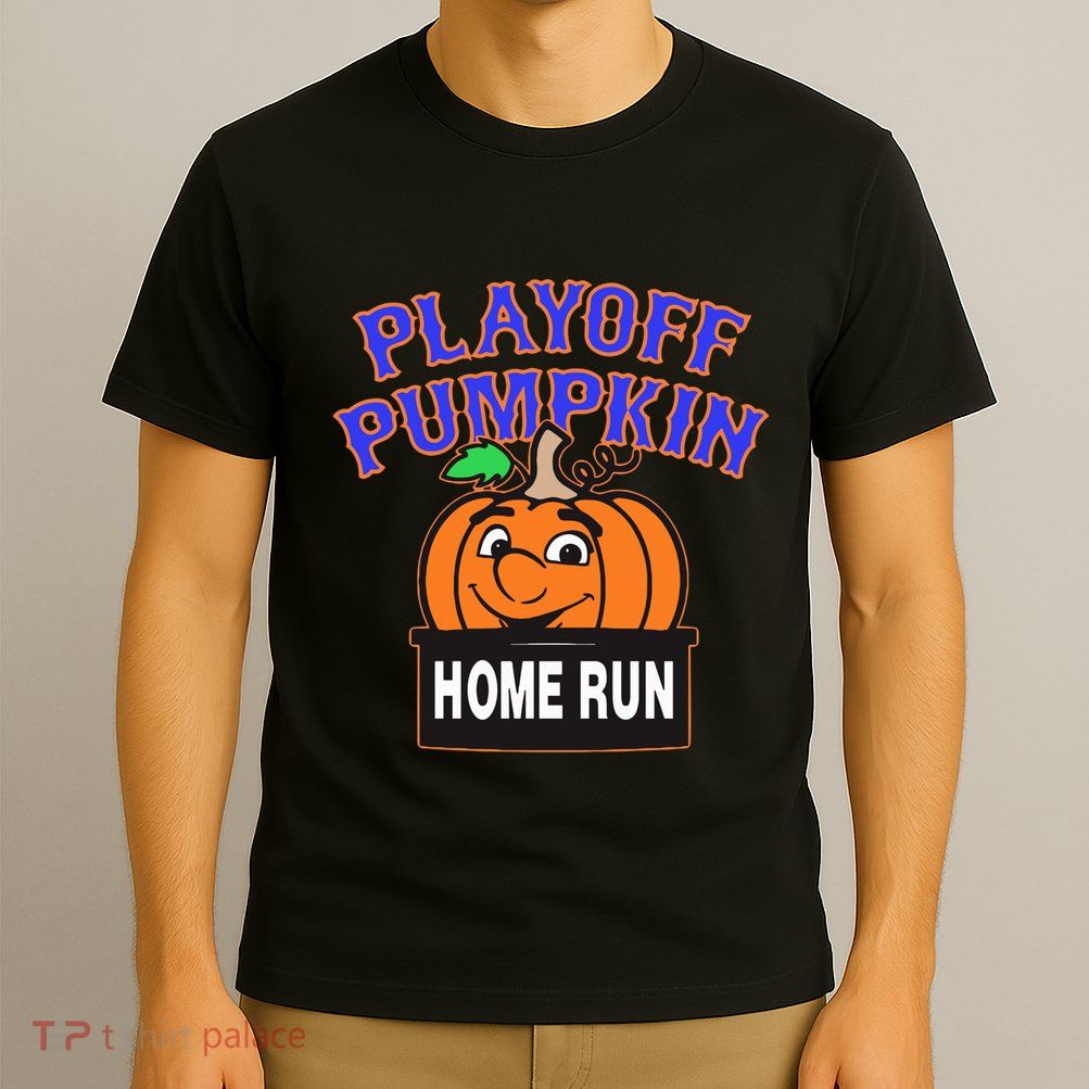 Playoff Pumpkin New York Omg With Smiling Pumpkin Face T-Shirt