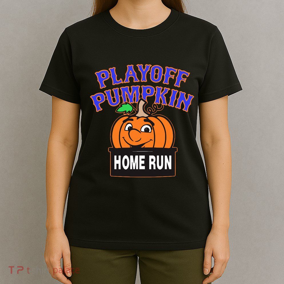 Playoff Pumpkin New York Omg With Smiling Pumpkin Face T-Shirt