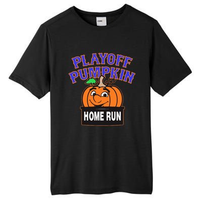 Playoff Pumpkin New York Omg With Smiling Pumpkin Face Tall Fusion ChromaSoft Performance T-Shirt