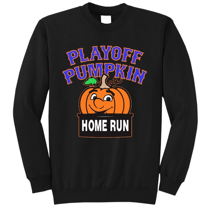 Playoff Pumpkin New York Omg With Smiling Pumpkin Face Tall Sweatshirt