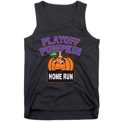 Playoff Pumpkin New York Omg With Smiling Pumpkin Face Tank Top