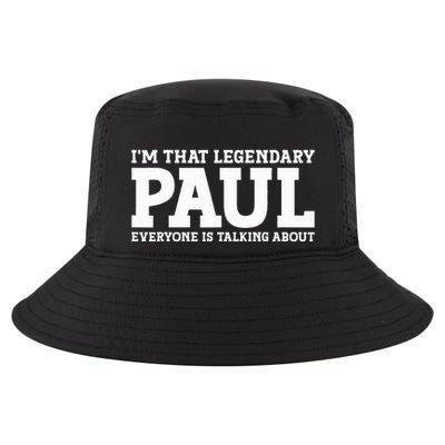 Paul Personal Name Funny Paul Cool Comfort Performance Bucket Hat