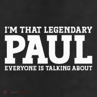 Paul Personal Name Funny Paul Cool Comfort Performance Bucket Hat