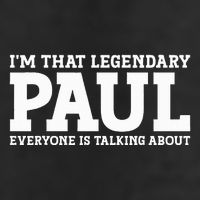 Paul Personal Name Funny Paul 7 Panel Mesh Trucker Snapback Hat