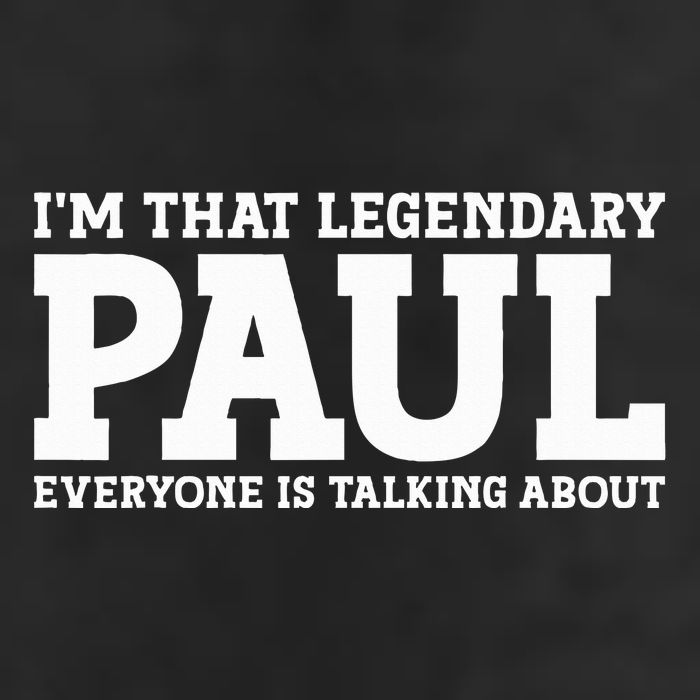 Paul Personal Name Funny Paul 7 Panel Mesh Trucker Snapback Hat