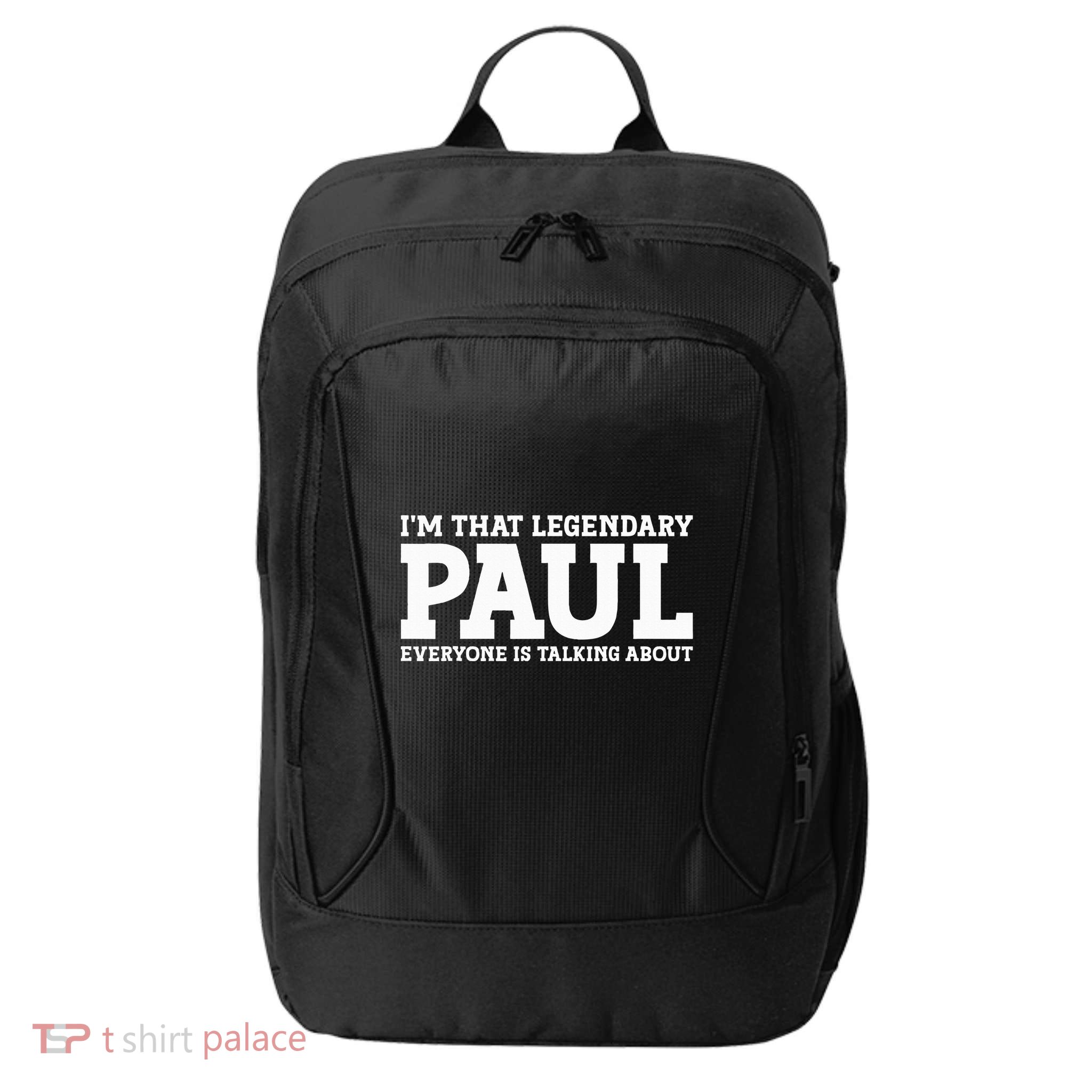 Paul Personal Name Funny Paul City Backpack