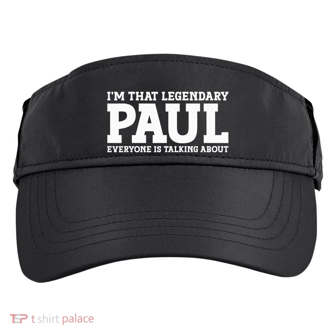 Paul Personal Name Funny Paul Adult Drive Performance Visor