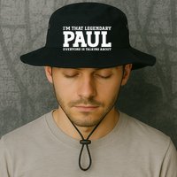 Paul Personal Name Funny Paul Bucket Hat