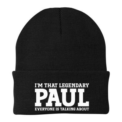 Paul Personal Name Funny Paul Beanie