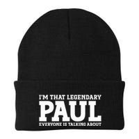 Paul Personal Name Funny Paul Beanie