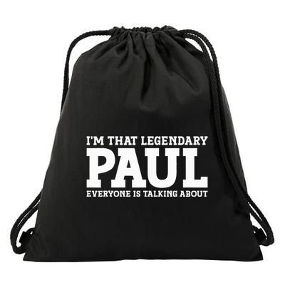 Paul Personal Name Funny Paul Drawstring Bag