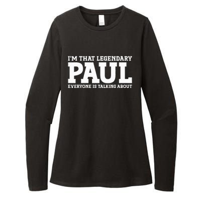 Paul Personal Name Funny Paul Womens CVC Long Sleeve Shirt