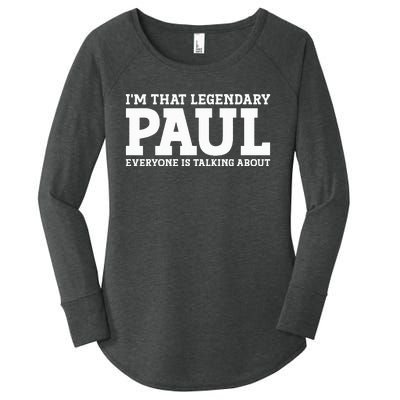 Paul Personal Name Funny Paul Women's Perfect Tri Tunic Long Sleeve Shirt