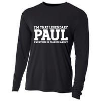 Paul Personal Name Funny Paul Cooling Performance Long Sleeve Crew