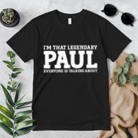 Paul Personal Name Funny Paul Premium T-Shirt