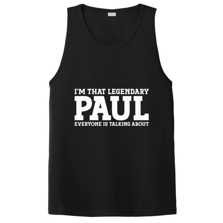 Paul Personal Name Funny Paul PosiCharge Competitor Tank