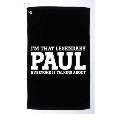 Paul Personal Name Funny Paul Golf Towel
